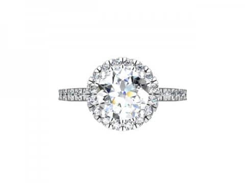 Custom Halo Diamond Rings Grand Prairie