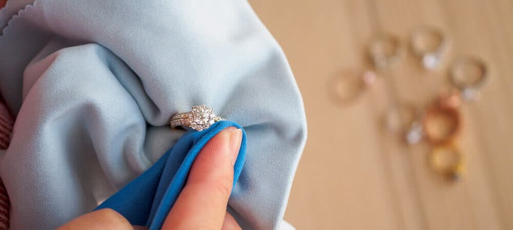 Diamond Ring in a cloth