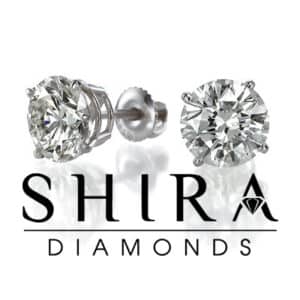 Diamond Studs - Shira Diamonds - Round Diamond Studs (1)