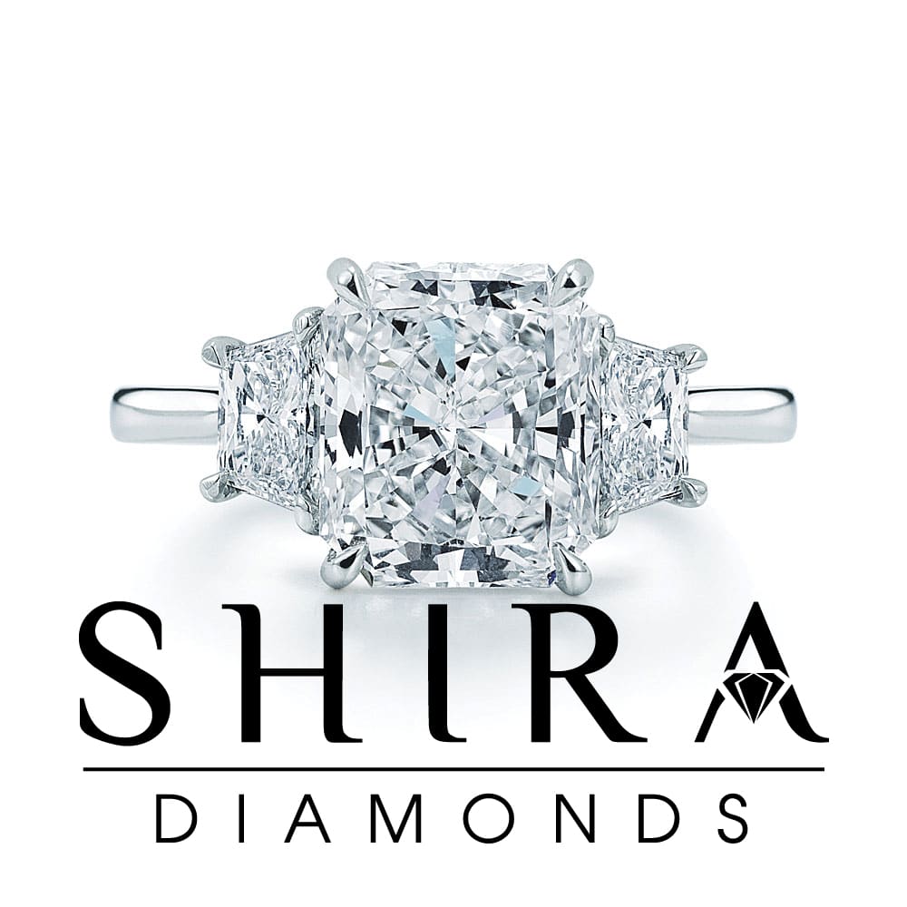 radiant cut diamonds in Dallas Texas - Radiant Engagement Rings - Shira Diamonds