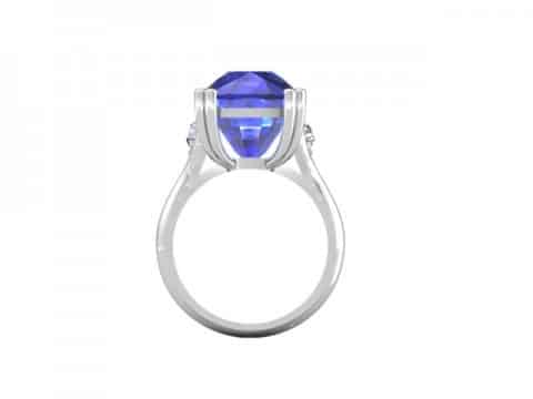 Tanzanite Diamond Ring Dallas 3