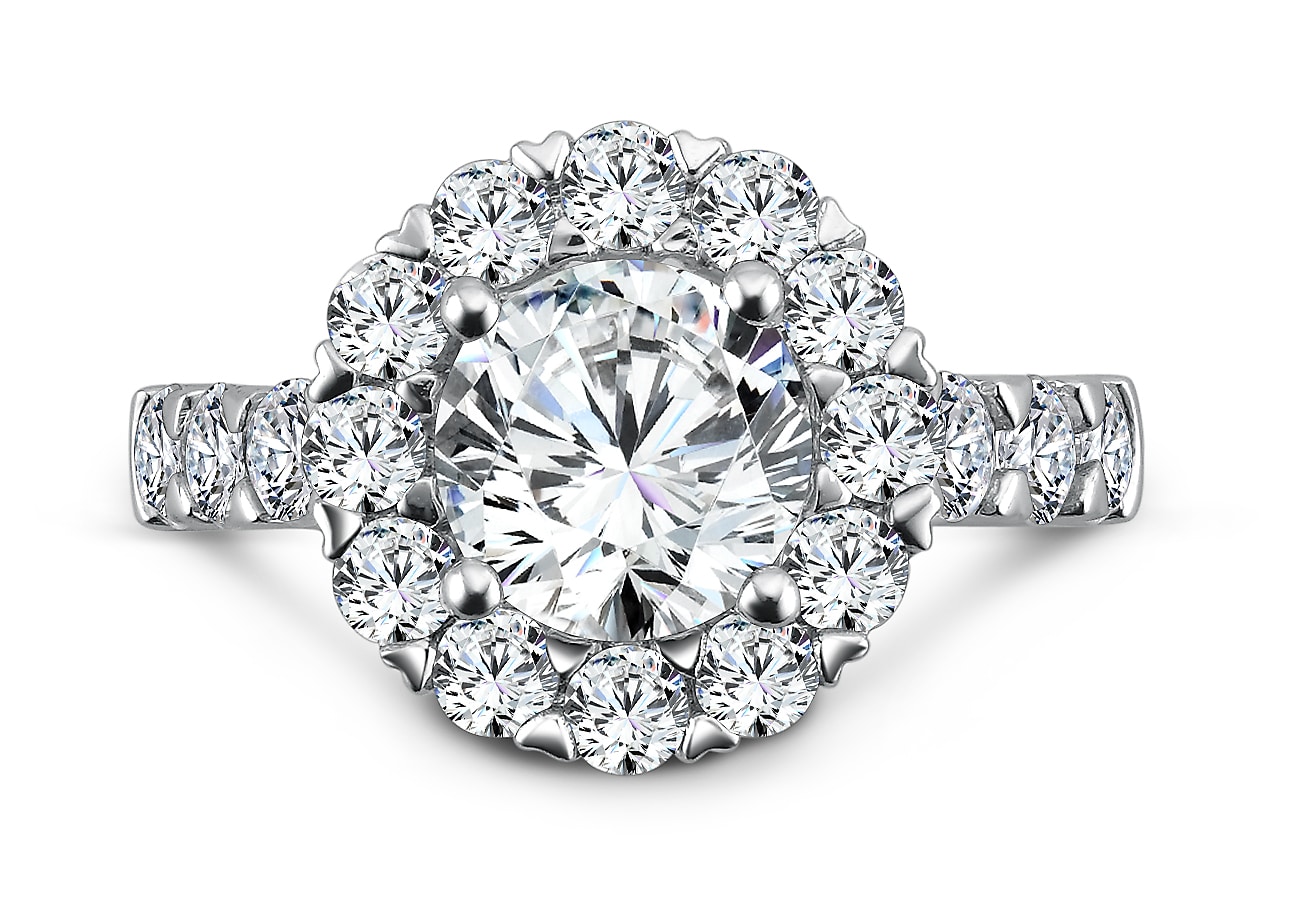 Wholesale Halo Engagement Ring