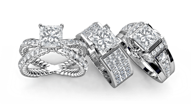 Princess Diamond Rings Dallas